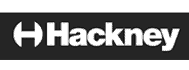 Hackney logo on a black background emphasizing Commercial Cleaning services.