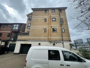 Rust Stain on Building